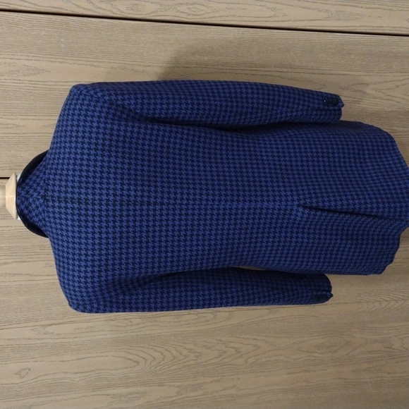 Vintage Long Houndsthooth Blazer - Picture 6 of 8